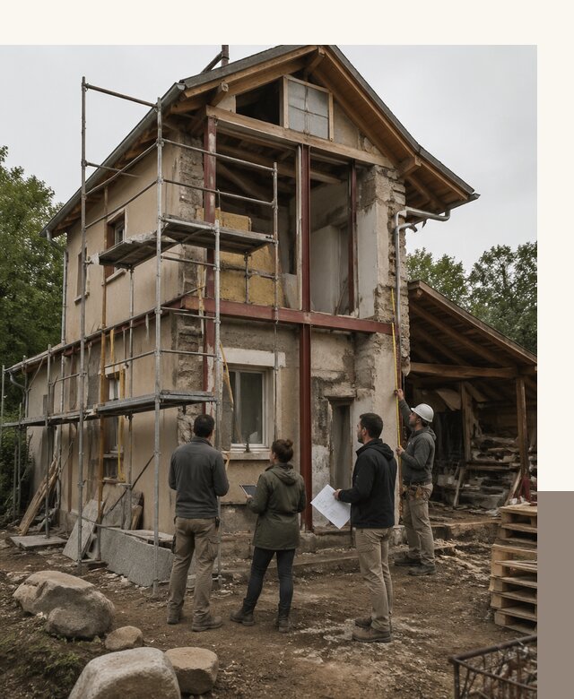 Реконструкция загородного дома под ключ в Коломне от бюро